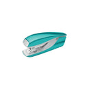 Petrus 635 WOW Grapadora Metalica + Caja de 200 Grapas - Hasta 30 Hojas - Extraegrapas Integrado - Grapado Cerrado, Abierto y Clavado - Color Turquesa Metalizado
