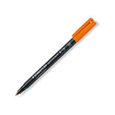 Staedtler Lumocolor 317 Rotulador Permanente - Punta Media Redonda - Trazo 1mm Aprox - Capuchon con Clip - Secado Rapido - Color Naranja