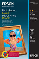 Epson Papel Fotografico Glossy A3 20 Hojas - 297x420mm - 200gr