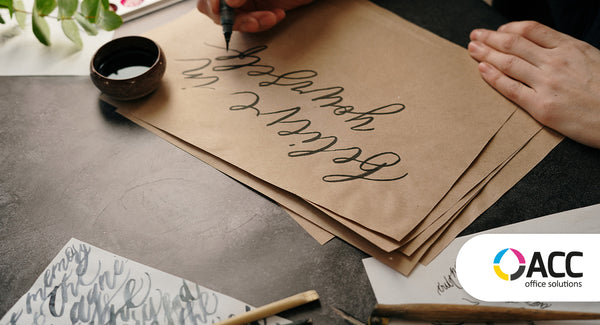 Lettering ¿es lo mismo que la caligrafía o tipografía?