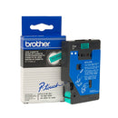 Brother TC701 Texto Negro fondo Verde Cinta Original