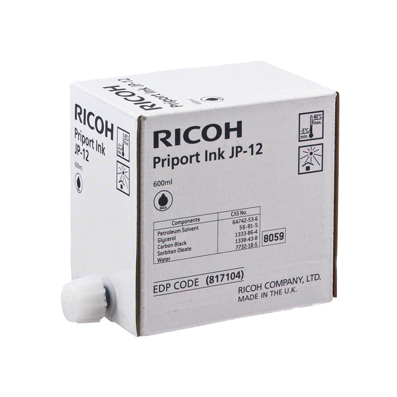 Ricoh 817104 Negro Cartucho de Tinta Original Pack de 5 ud
