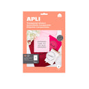 Apli Etiquetas Permanentes Transparentes 210 x 297 mm - 10 Hojas