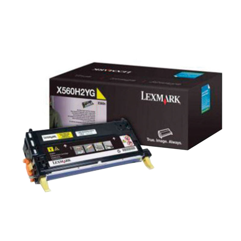 Lexmark X560H2YG Amarillo Cartucho de Tóner Original