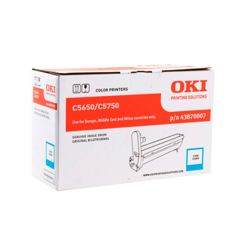 OKI C5650/C5750 Cyan Tambor de Imagen Original - 43870007 (Drum)