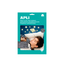 Apli Pack de 5 Etiquetas Brillo en la Oscuridad 210x297mm A4 - 5 Hojas por 1 Etiqueta - Permite Recortarlos y Realizar Diferentes Diseños - Aptas para Inkjet