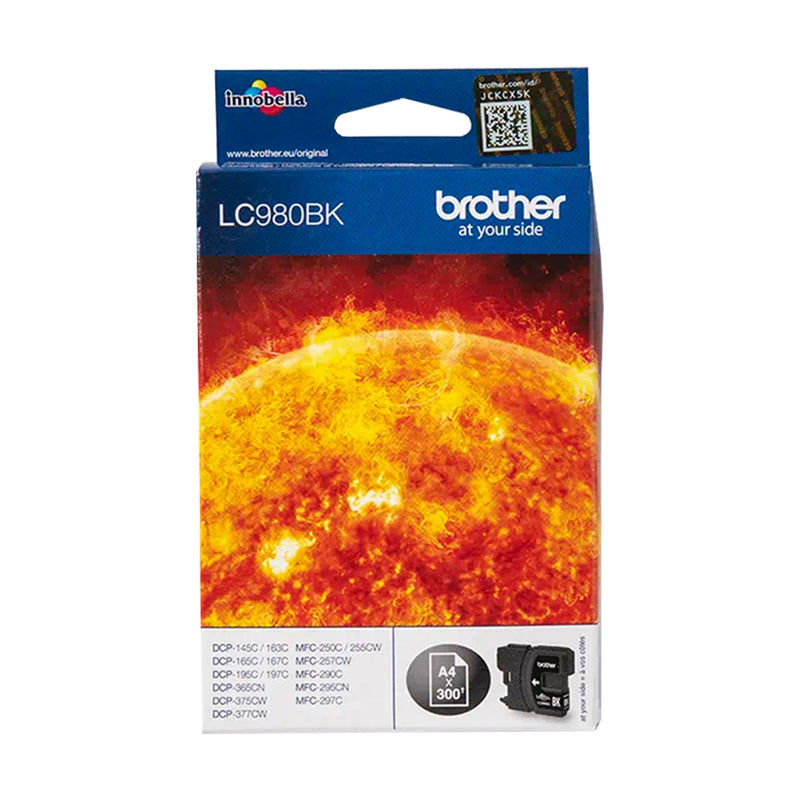 Brother LC980 Negro Cartucho de Tinta Original - LC980BK