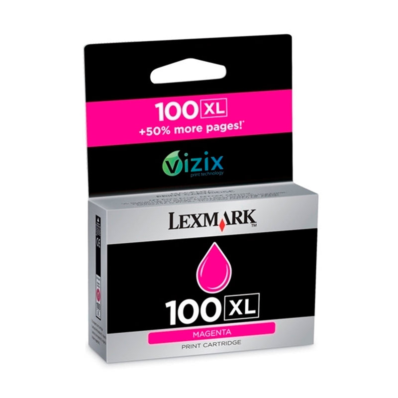Lexmark 100MXL   14N1070E Magenta Cartucho de Tinta Original