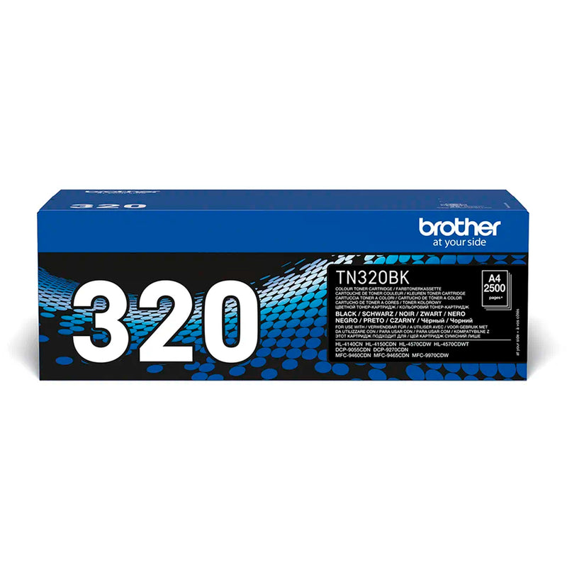 Brother TN320 Negro Cartucho de Toner Original - TN320BK