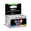 Lexmark 100XL 14N0850 C/M/Y Cartucho de Tinta Original