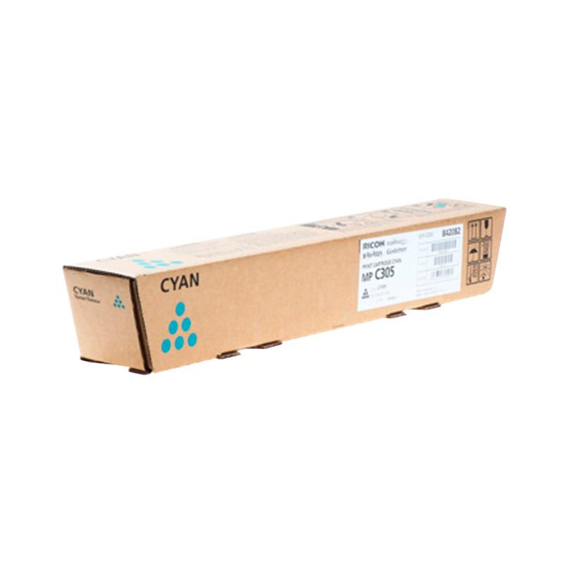 Ricoh Aficio MP-C305/MP-C305SPF Cyan Cartucho de Toner Original - 842082/841595/MPC305E