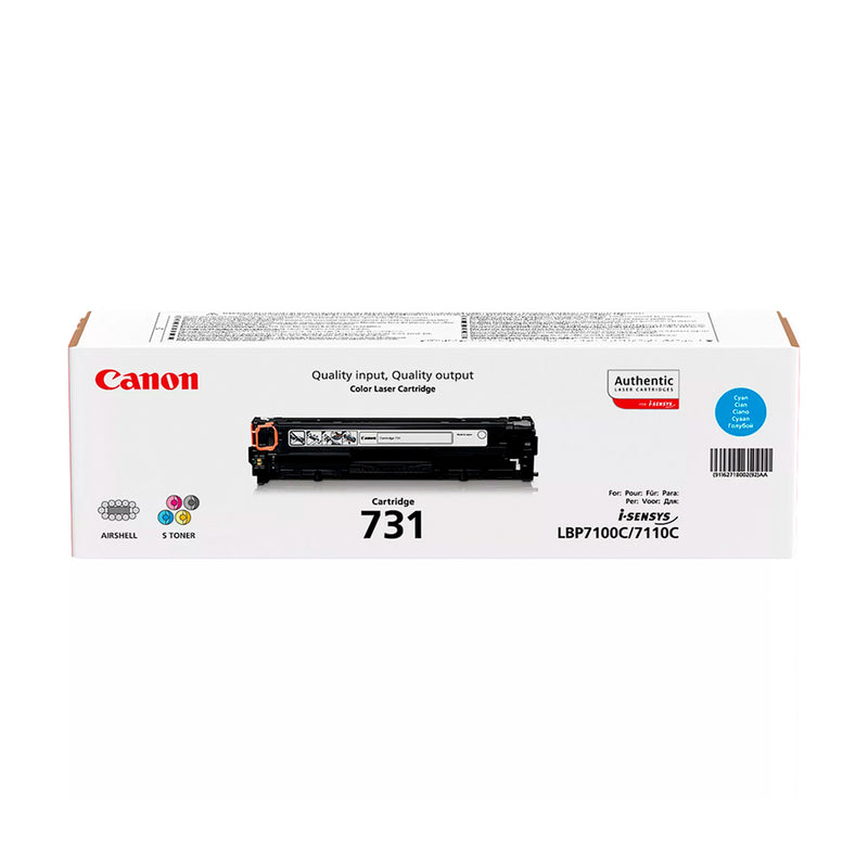 Canon 731 Cyan Cartucho de Toner Original - 6271B002