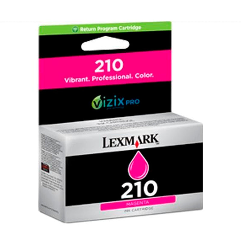 Lexmark 210M 14L0087E Magenta Cartucho de Tinta Original