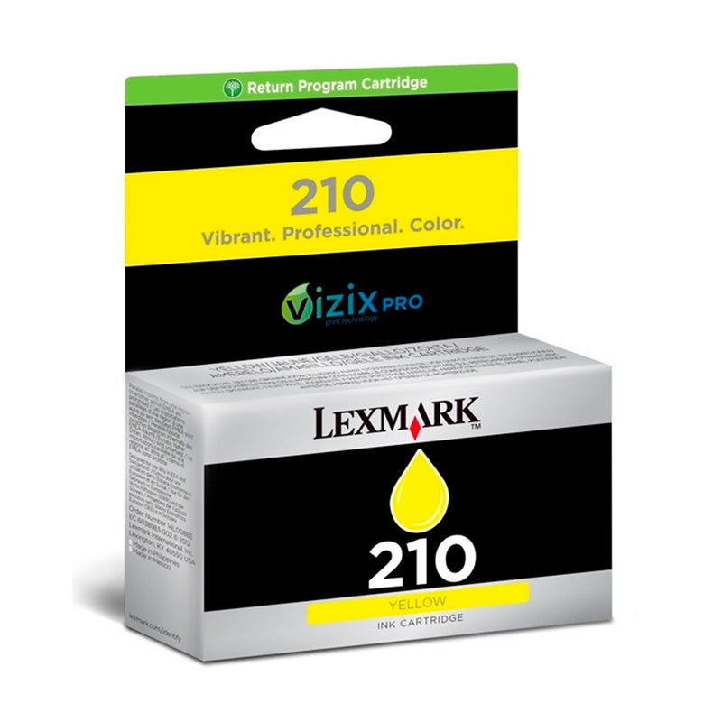 Lexmark 210Y 14L0088E Amarillo Cartucho de Tinta Original
