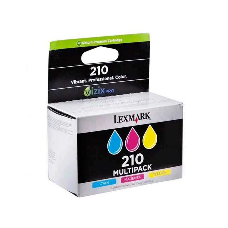 Lexmark 210 14L0268EC/M/Y Cartucho de Tinta Original  Multipack