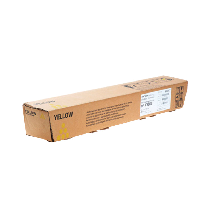 Ricoh Aficio MP-C3002/MP-C3502 Amarillo Cartucho de Toner Original - 842017/841652/841740