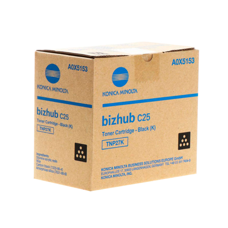 Konica Minolta TNP27 Negro Cartucho de Toner Original - TNP27K/A0X5153