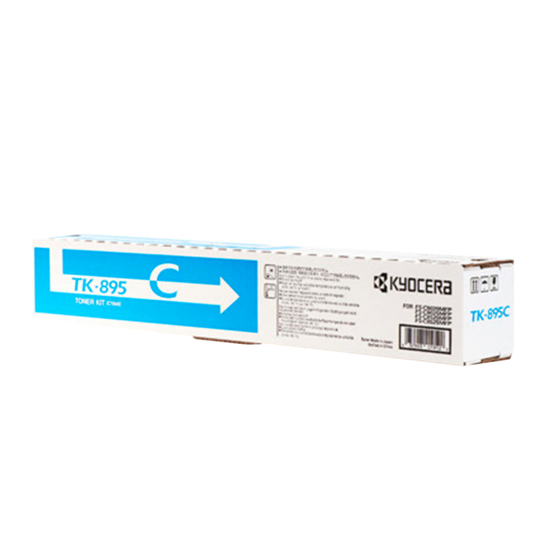 Kyocera TK895 Cyan Cartucho de Toner Original - 1T02K0CNL0/TK895C