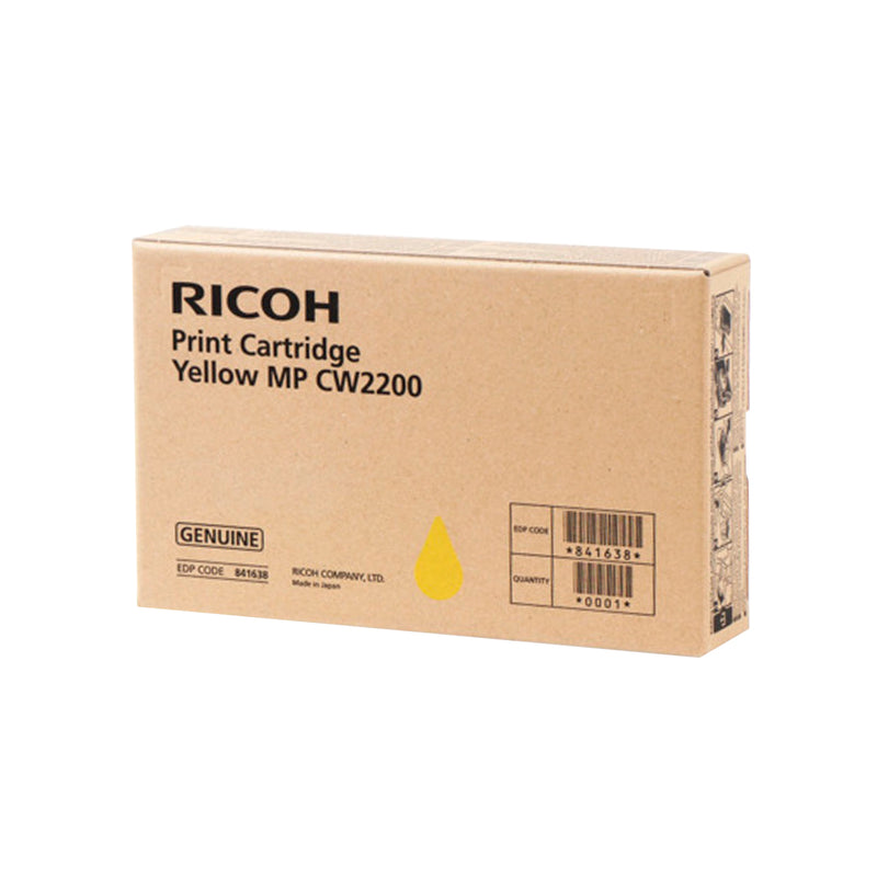 Ricoh Aficio MP-CW2200SP Amarillo Cartucho de Tinta Original - 841638/MP CW2200Y