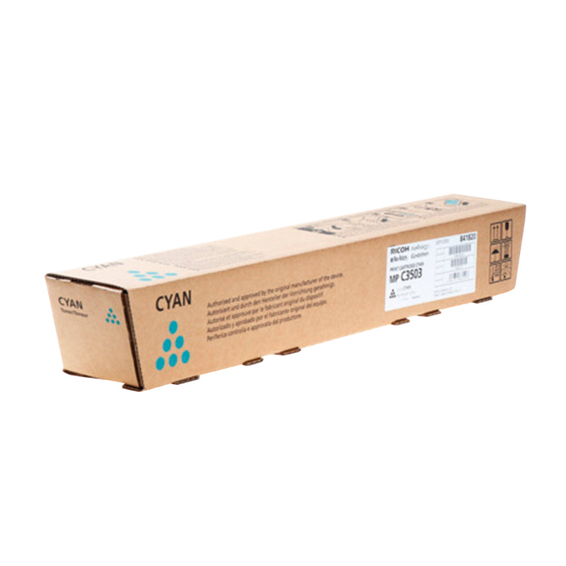 Ricoh Aficio MP-C3003/MP-C3004/MP-C3503/MP-C3504/MP-C4504/MP-C5504/MP-C6004 Cyan Cartucho de Toner Original - 841820/841816