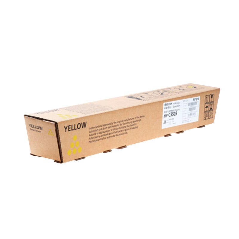 Ricoh Aficio MP-C3003/MP-C3004/MP-C3503/MP-C3504/MP-C4504/MP-C5504/MP-C6004 Amarillo Cartucho de Toner Original - 841818/841814