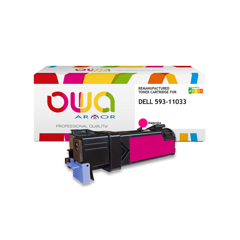 Armor Owa 593-11033 Magenta Cartucho de Toner Compatible Premium Dell