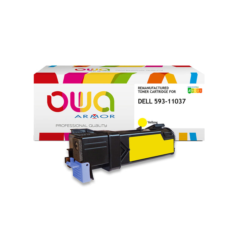 Armor Owa 593-11037 Amarillo Cartucho de Toner Compatible Premium Dell