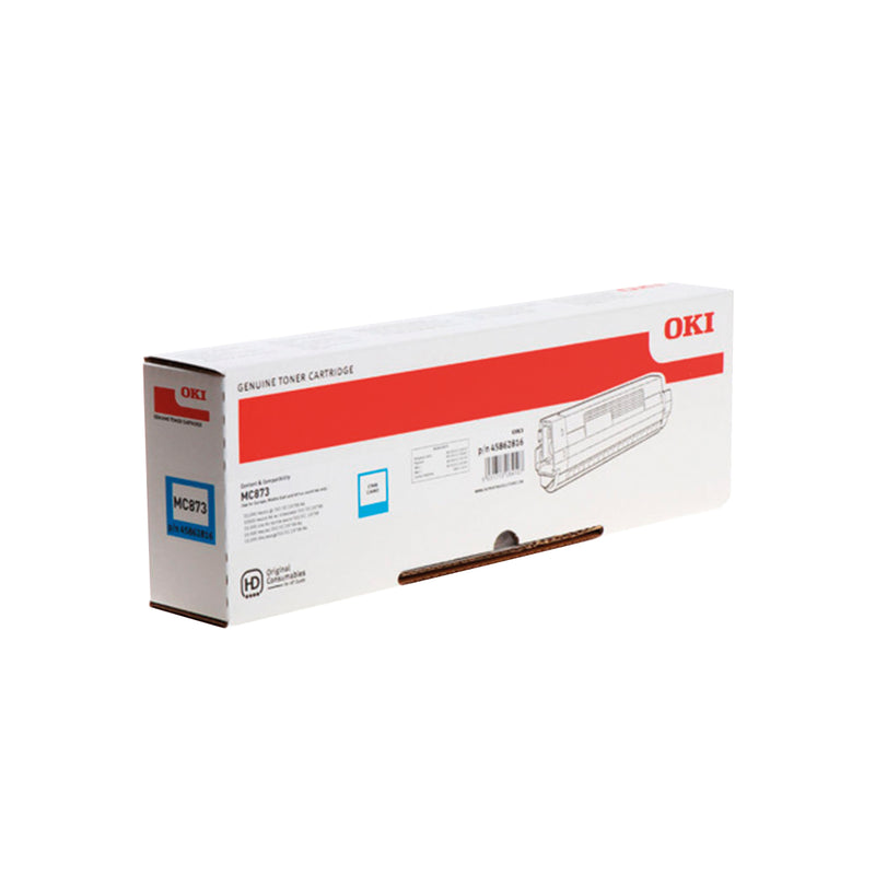 OKI MC873/MC883 Cyan Cartucho de Toner Original - 45862816