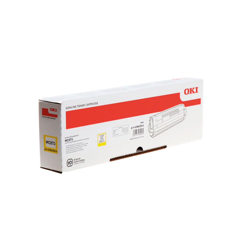 OKI MC873/MC883 Amarillo Cartucho de Toner Original - 45862814