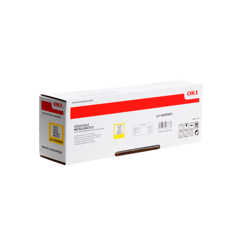 OKI C532DN/C542DN/MC573DN/MC563DN Amarillo Cartucho de Toner Original - 46490605