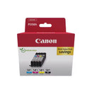 Canon CLI581 Pack de 4 Cartuchos de Tinta Originales - 2103C004/2103C007