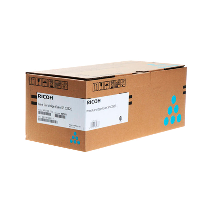 Ricoh Aficio SPC252/SPC262 Cyan Cartucho de Toner Original - 407532/SPC252EC