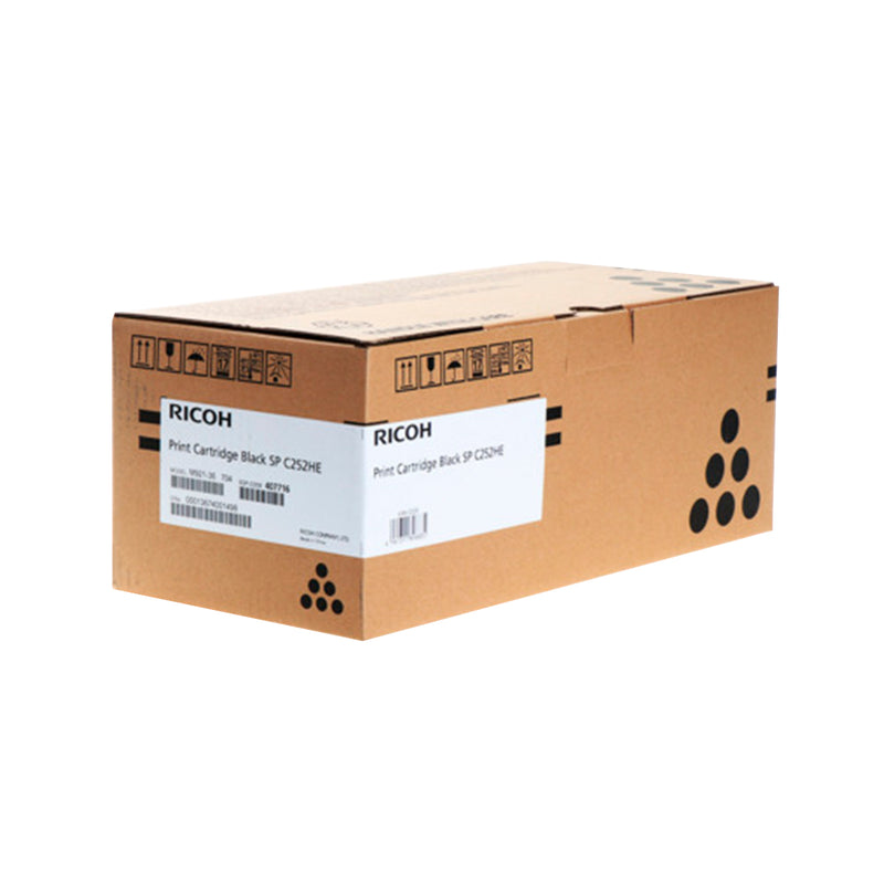Ricoh Aficio SPC252/SPC262 Negro Cartucho de Toner Original - 407716/SPC252HEBK