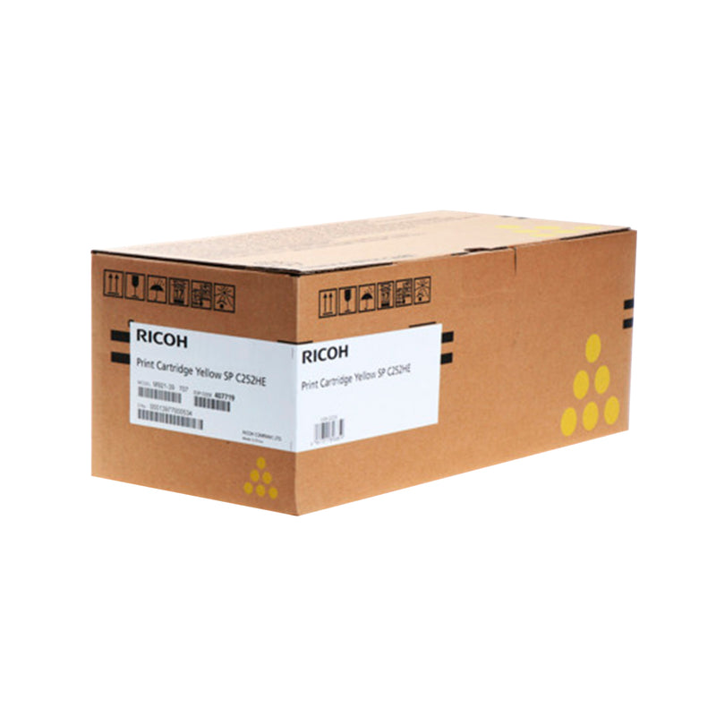 Ricoh Aficio SPC252/SPC262 Amarillo Cartucho de Toner Original - 407719/SPC252HEY