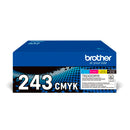Brother TN243 Pack de 4 Cartuchos de Toner Originales - TN243CMYK