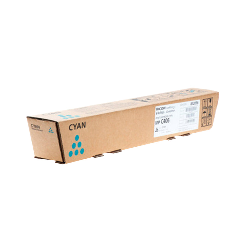 Ricoh Aficio MP-C306/MP-C307/MP-C406 Cyan Cartucho de Toner Original - 842096/842092