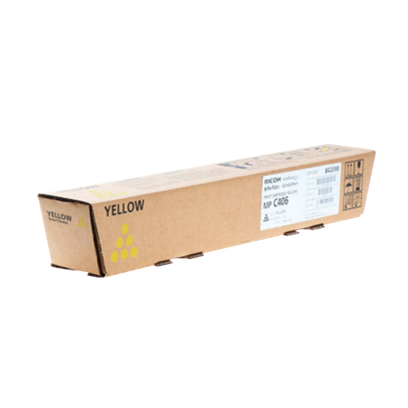 Ricoh Aficio MP-C306/MP-C307/MP-C406 Amarillo Cartucho de Toner Original - 842098/842094