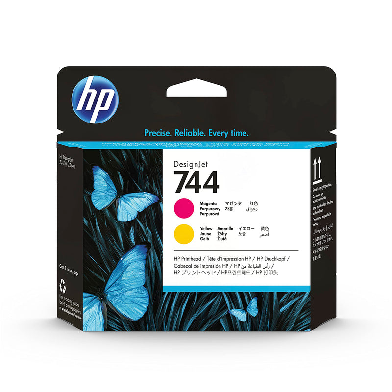 HP 744 Magenta/Amarillo Cabezal de Impresion Original - F9J87A