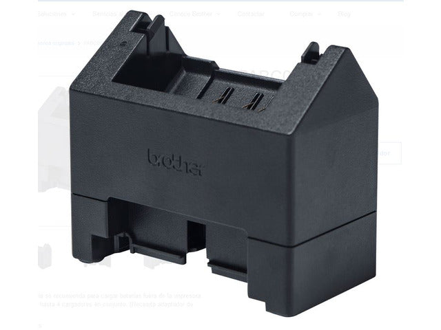 Brother PABC003 Cargador de batería para impresoras portátiles de etiquetas y tickets.