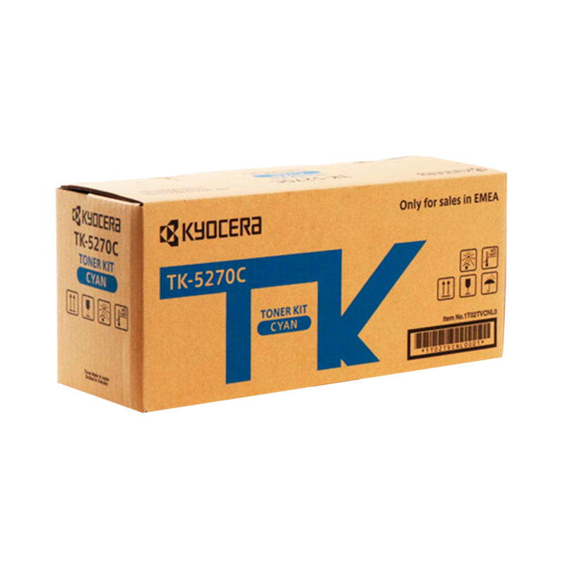 Kyocera TK5270 Cyan Cartucho de Toner Original - 1T02TVCNL0/TK5270C