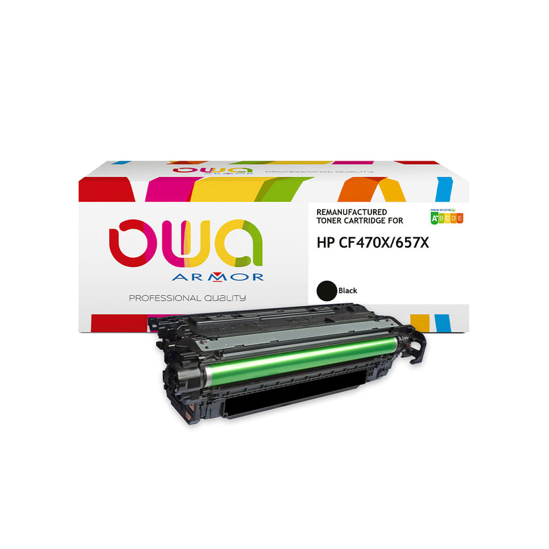 Armor Owa 657X CF470X Negro Cartucho de Toner Compatible Premium HP