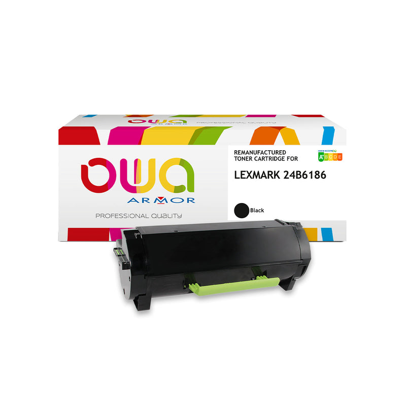 Armor Owa 24B6186 Negro Cartucho de Toner Compatible Premium Lexmark