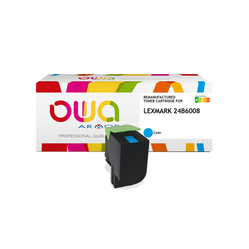 Armor Owa 24B6008 Cian Cartucho de Toner Compatible Premium Lexmark