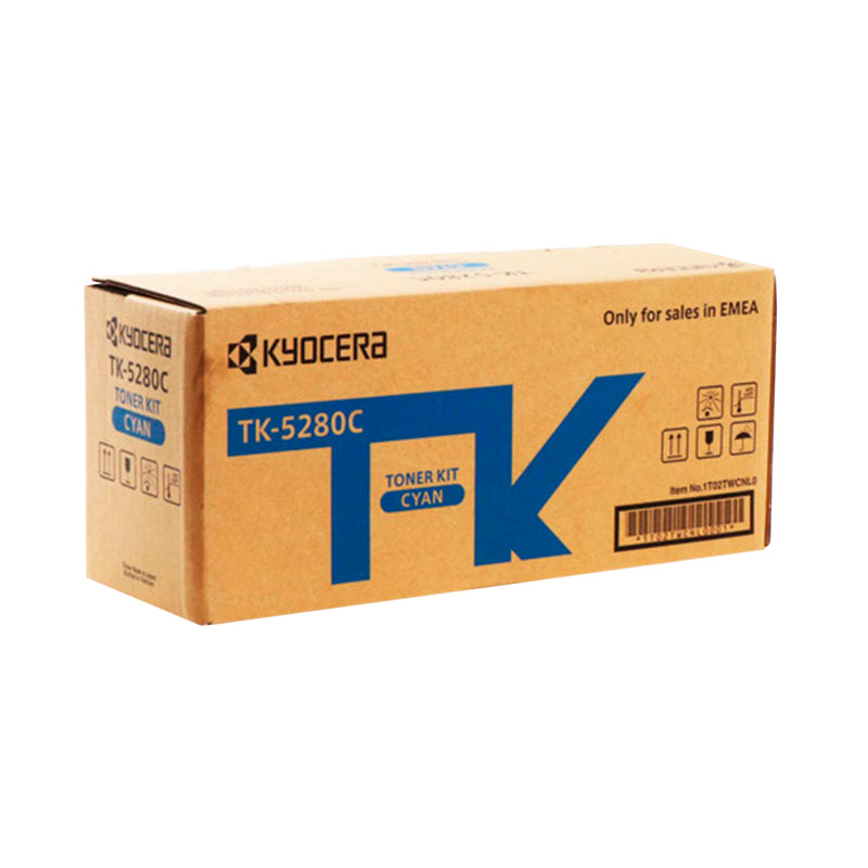 Kyocera TK5280 Cyan Cartucho de Toner Original - 1T02TWCNL0/TK5280C