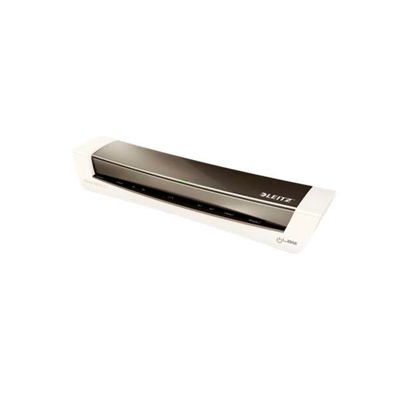 Leitz ILam Home Office A3 Plastificadora A3 - Para Grosores de 80 a 125 micras - Calentamiento en 3min - Velocidad 310 mm/min - Tiempo Aprox. A4 80 micras 45seg - Color Gris/Blanco