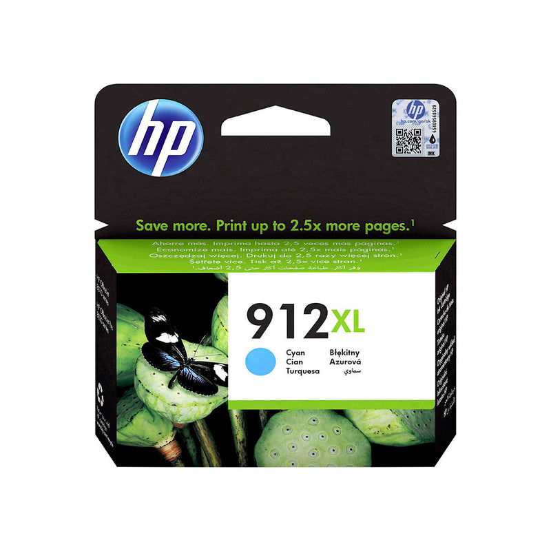 HP 912XL Cyan Cartucho de Tinta Original - 3YL81AE