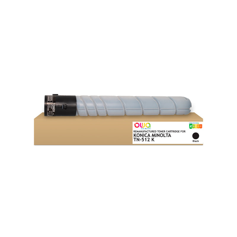 Armor Owa TN512K Negro Cartucho de Toner Compatible Premium Konica - Minolta