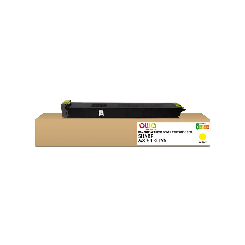 Armor Owa MX51GTYA Amarillo Cartucho de Toner Compatible Premium Sharp