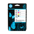 HP 950 + 951 Pack de 4 Cartuchos de Tinta Originales - 6ZC65AE