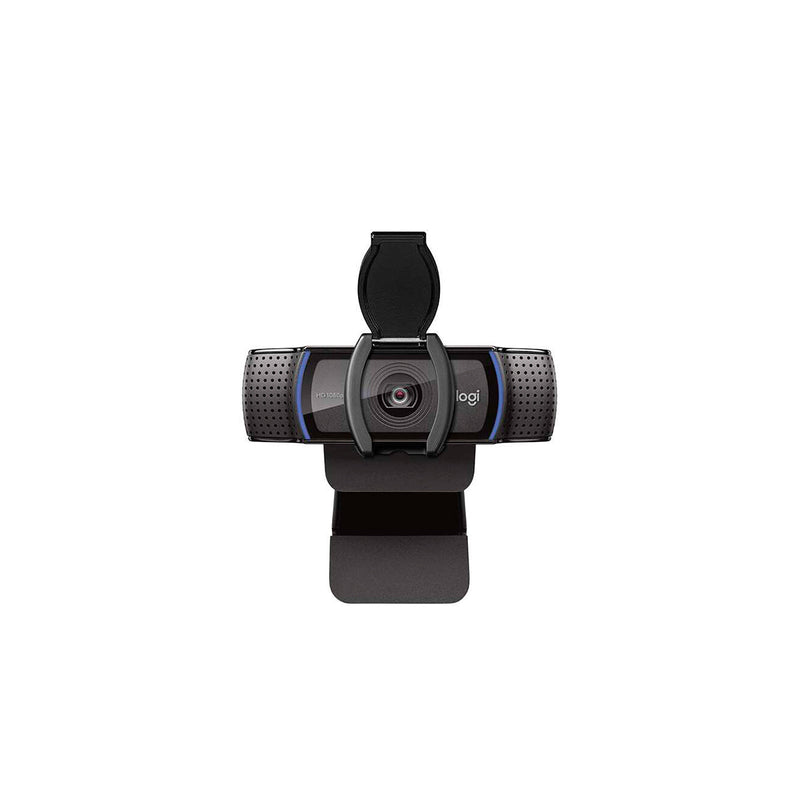 Logitech C920s Webcam HD Pro 1080p - USB 2.0 - Enfoque Automatico - Microfonos Integrados - Tapa de Obturador - Campo Visual de 78º - Cable de 1.50m - Color Negro